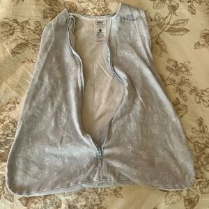 Halo sleep sack light blue with woodland creatures 0-6 months